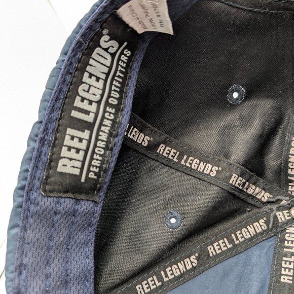 Reel Legends Performance Outfitters Hat, Blue Gray, Adjustable, Embroidered - Picture 6 of 8